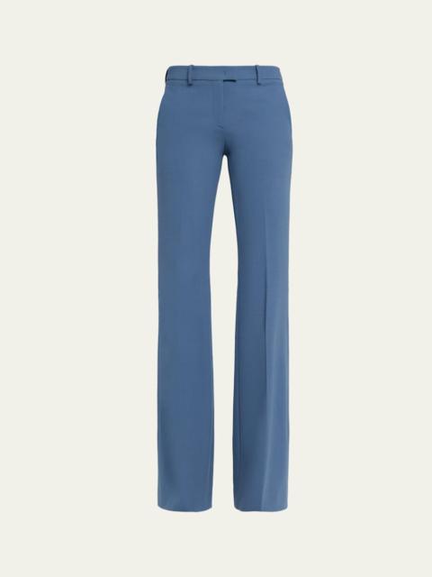 MICHAEL KORS COLLECTION Haylee Flare-Leg Stretch Wool Trousers
