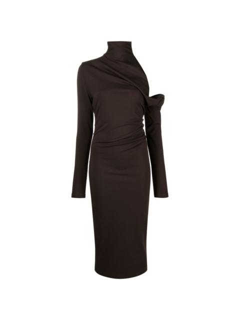 Teresa asymmetric midi dress