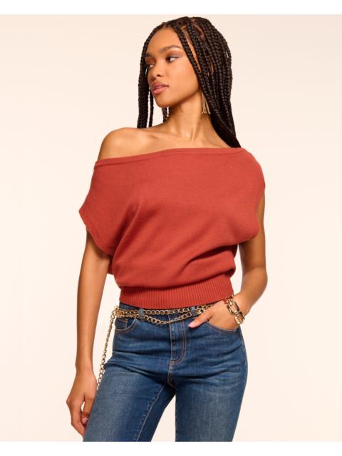 RAMY BROOK Chet Merino Off-The-Shoulder Sweater | AMBER