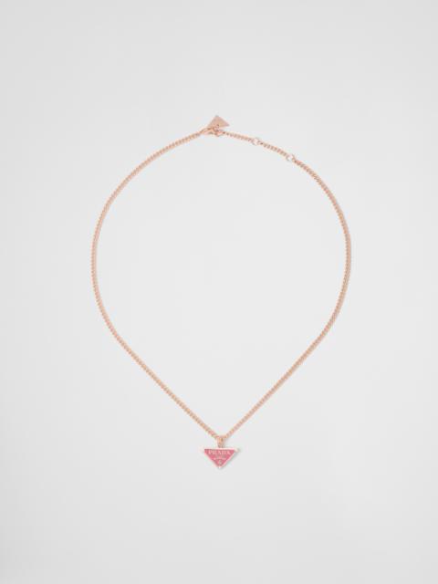 Eternal Gold pendant necklace in pink gold with diamonds