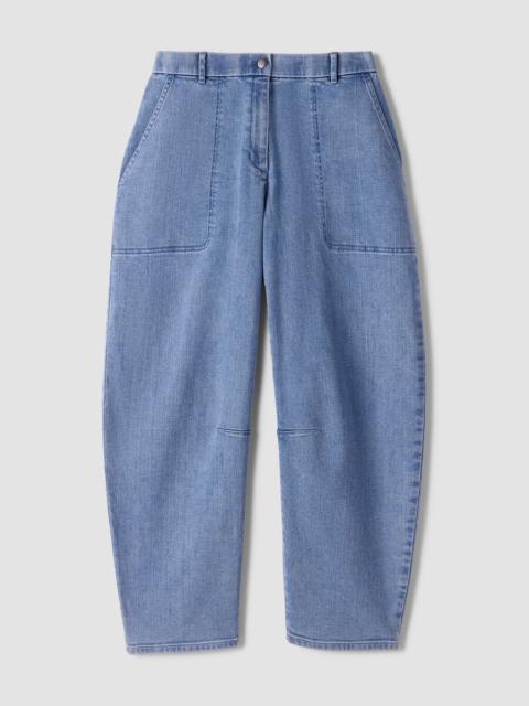 EILEEN FISHER Cotton Stretch Denim Arch Pant