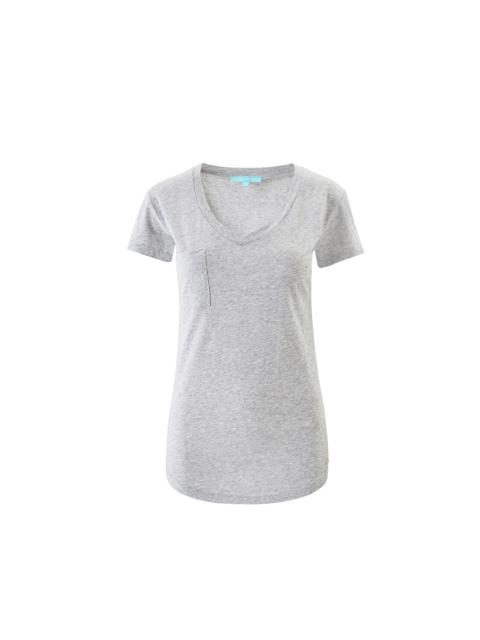 MELISSA ODABASH EXCLUSIVE HADLEY GREY T-SHIRT