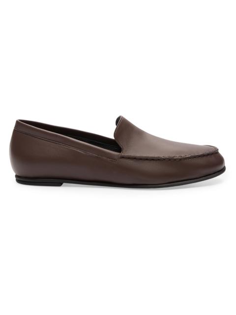 Loulou de Saison Women's Boros Classic Leather Loafers - Brown