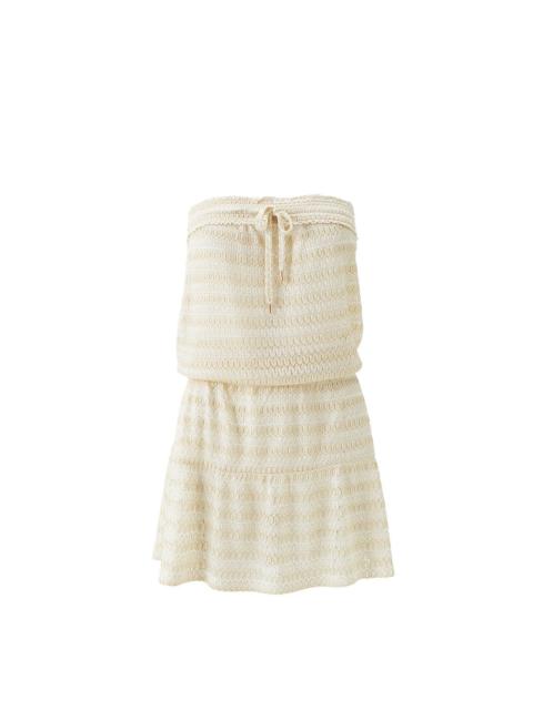 MELISSA ODABASH ISLA GOLD DRESS