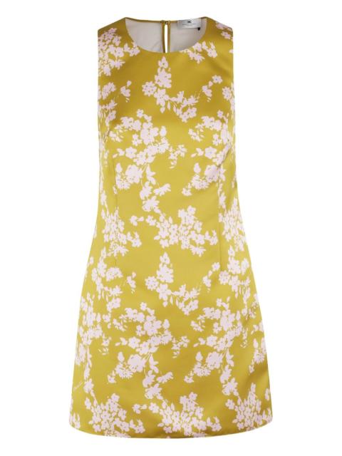 ELISABETTA FRANCHI floral-print minidress