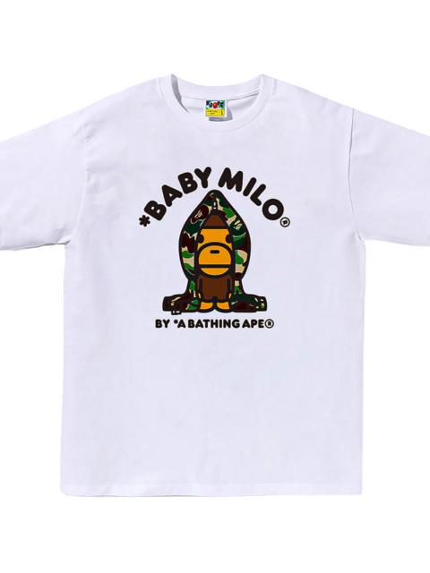 A BATHING APE® ABC Camo Milo Hoodie SS Tee "White/Green Camo" 0ZXTEMX00510Q WHM