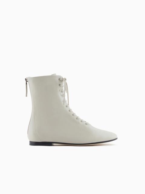 GIORGIO ARMANI Nappa leather ankle boots