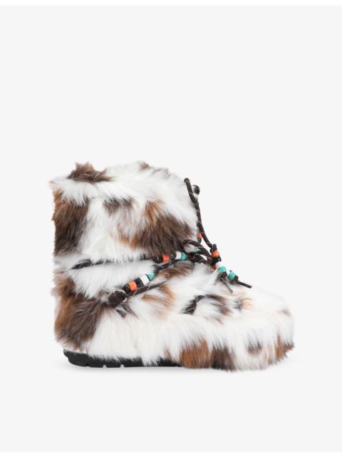 STEVE MADDEN Miro Faux-Fur Ankle Boots