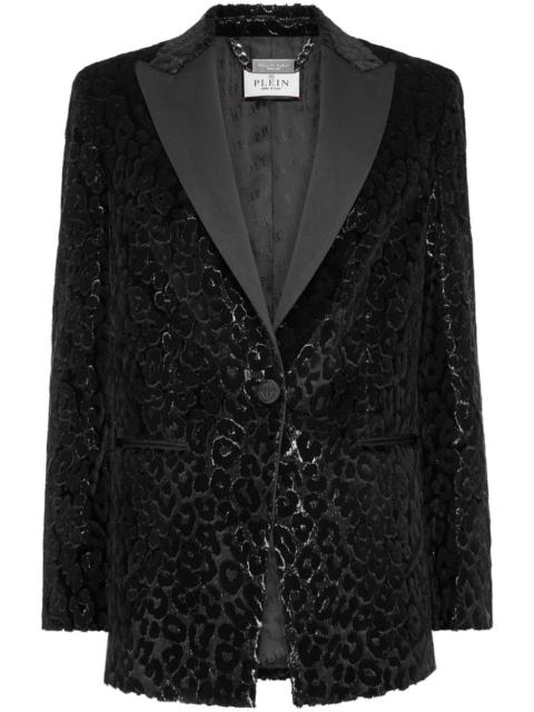 PHILIPP PLEIN velvet blazer