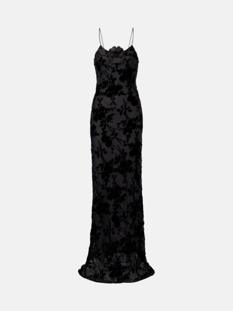 RODARTE Devoré floral velvet gown