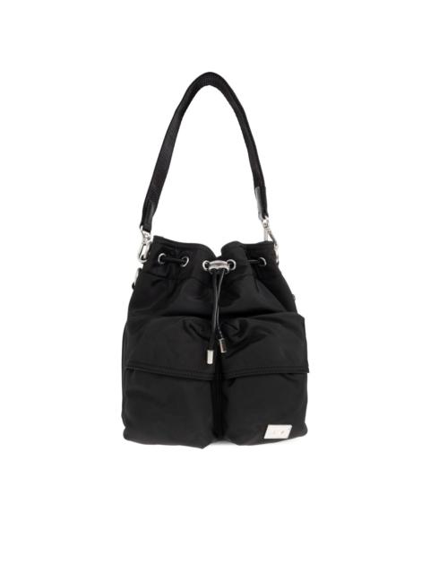 Diesel Multi-Pkts drawstring-closure bucket bag