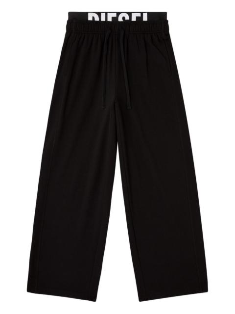 Leslie-D-Pop logo-print trousers