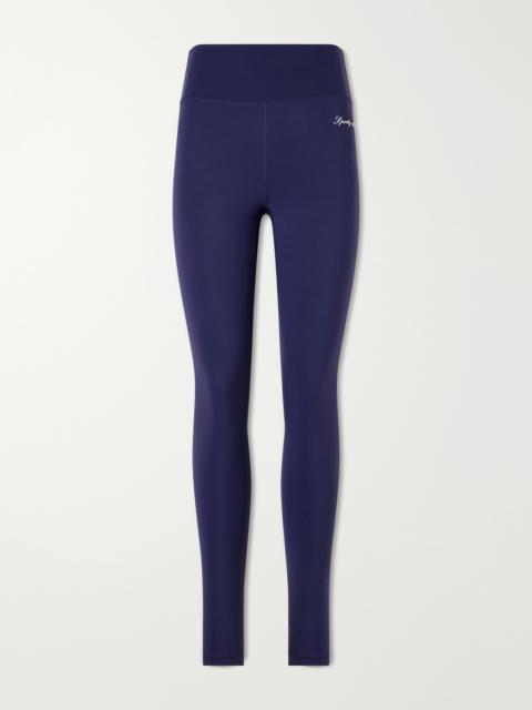 Sporty & Rich Embroidered Jersey Leggings