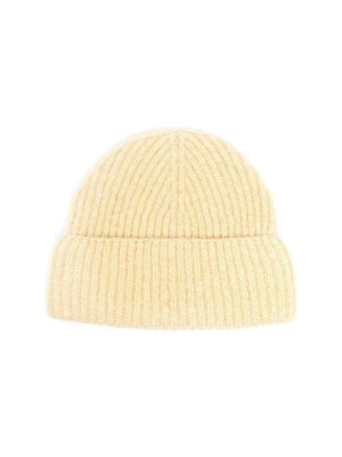 Our Legacy ribbed-knit beanie hat