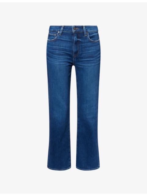 PAIGE Mason Crop Bootcut-Leg Denim Jeans