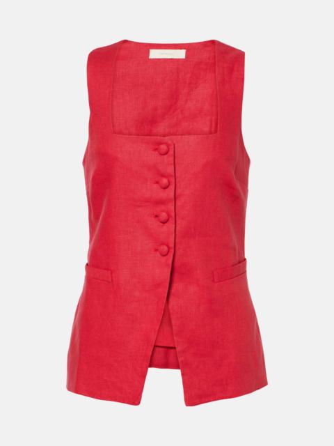 FAITHFULL Jackie linen vest