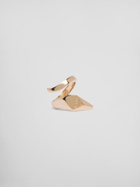 Eternal Gold snake ring in yellow gold