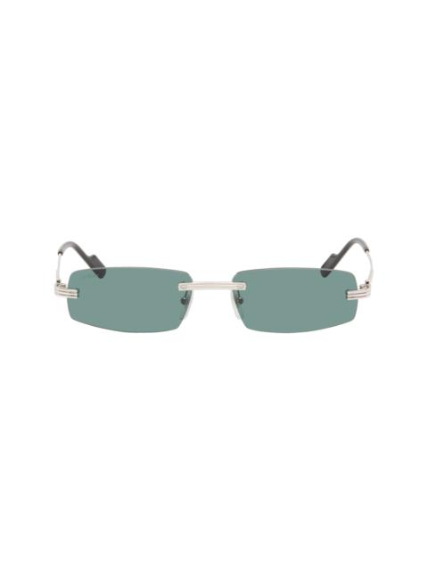 Cartier Silver 'Première de Cartier' Sunglasses
