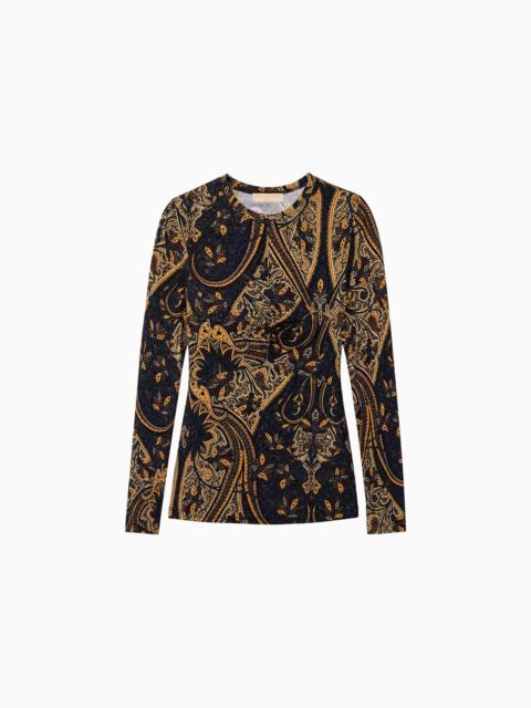 ULLA JOHNSON Neri Long Sleeve Jersey Top