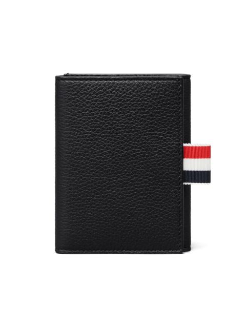 Thom Browne soft pebble grain trifold wallet