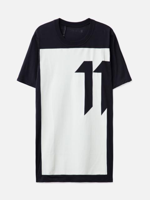 11 by Boris Bidjan Saberi TS5 F1101 BLOCK PRINT SHORT SLEEVE T-SHIRT