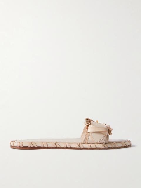 Zimmermann Alchemy Buckled Leather Slides