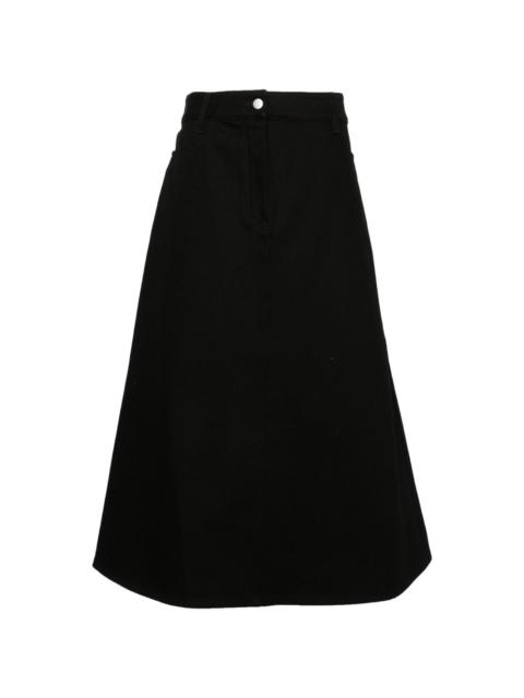 Studio Nicholson Baringo cotton midi skirt