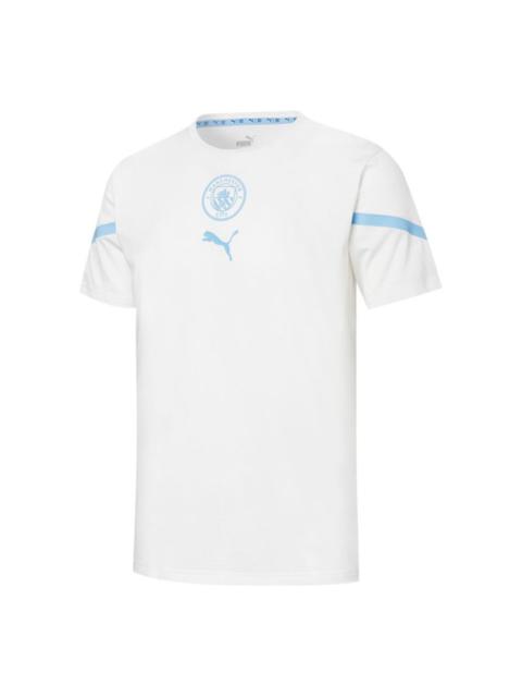 PUMA 사이트맵 축구 클럽 훈련 스포츠 짧은 소매 두 작풍 백색 764504-04