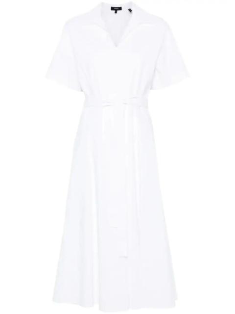 Theory short-sleeve midi dress