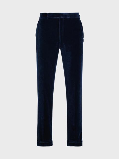 Men's Gregory Hand-Tailored Velvet Trousers