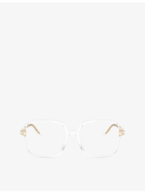 Dolce & Gabbana DG3442 Square-Frame Acetate Eyeglasses