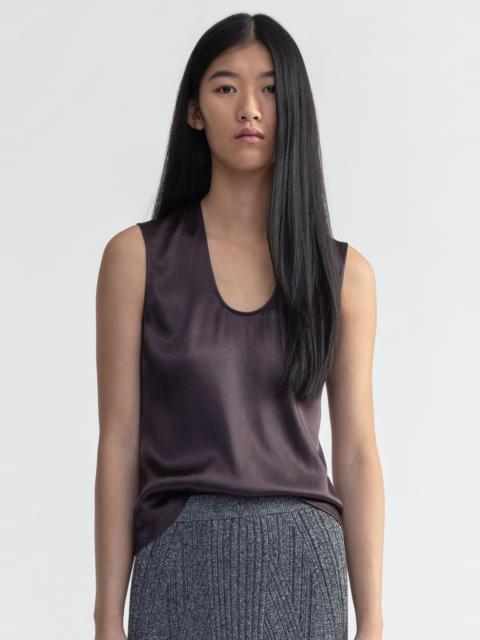 AERON TUTU
Scoop-neck satin top