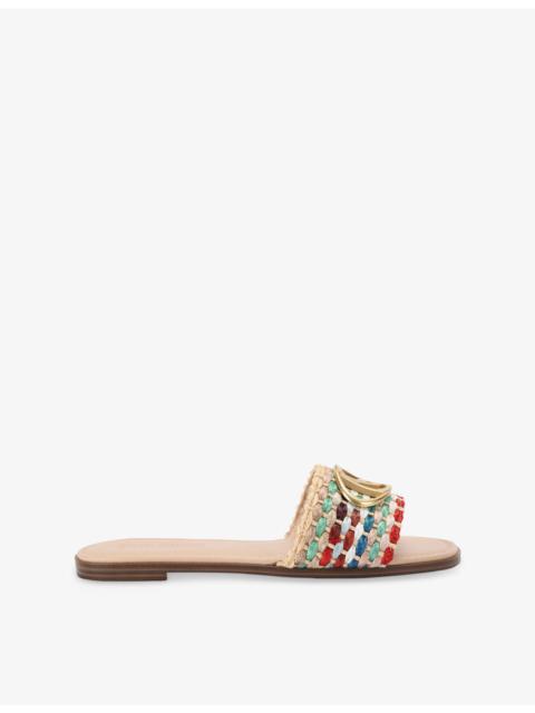 STEVE MADDEN Kora Flat Raffia Sandals