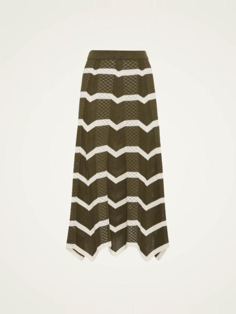 La DoubleJ Chevron Skirt