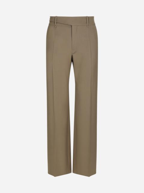 Tailored two-way stretch twill pants