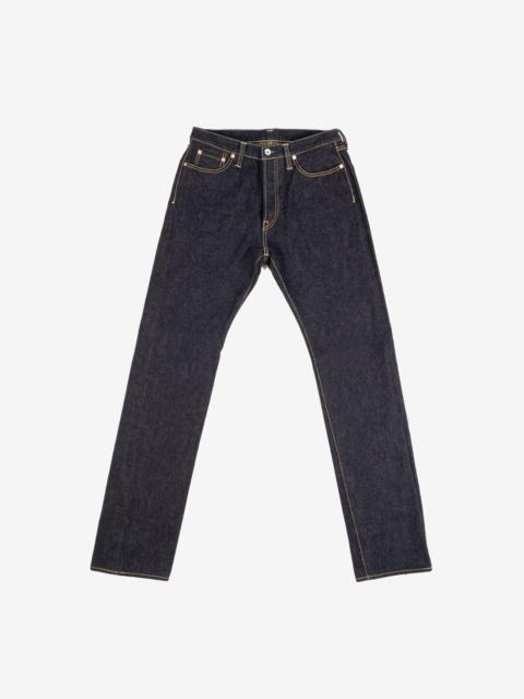 Iron Heart IH-888S-19L 19oz Left Hand Twill Selvedge Denim Medium/High Rise Tapered Cut Jeans - Indigo