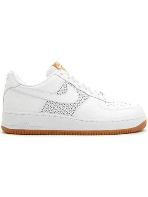 Nike Air Force 1 Low Perforated Sidepanels White Gum