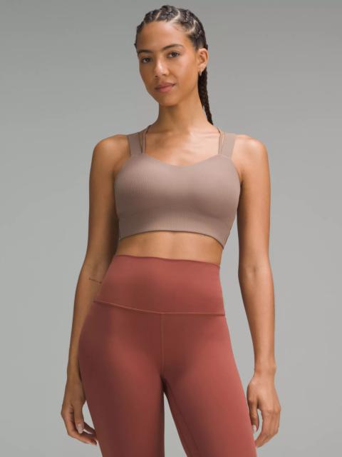 Like a Cloud Ribbed Longline Bra *Light Support, D/DD Cups