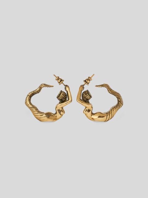 Etro BRASS MERMAID EARRINGS