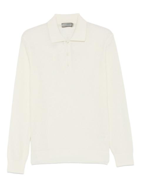 Canali polo-collar sweater
