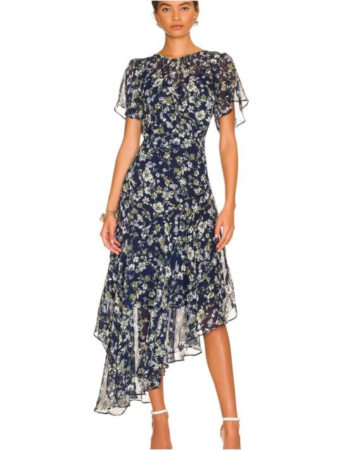 ASTR THE LABEL Flutter Sleeve Maxi Dress