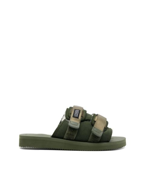 Suicoke logo-patch slip-on sandals