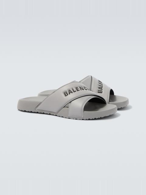 BALENCIAGA Sporty Pool slides