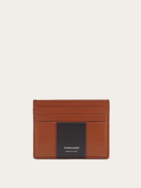 FERRAGAMO Bicolor credit card holder