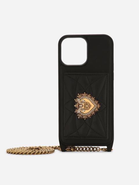 Dolce & Gabbana Calfskin Devotion iPhone 13 Pro Max cover