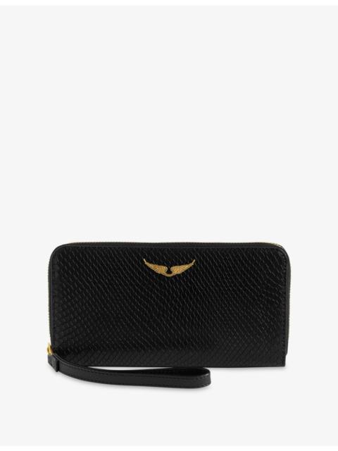 Zadig & Voltaire Compagnon Soft Wild Leather Wallet