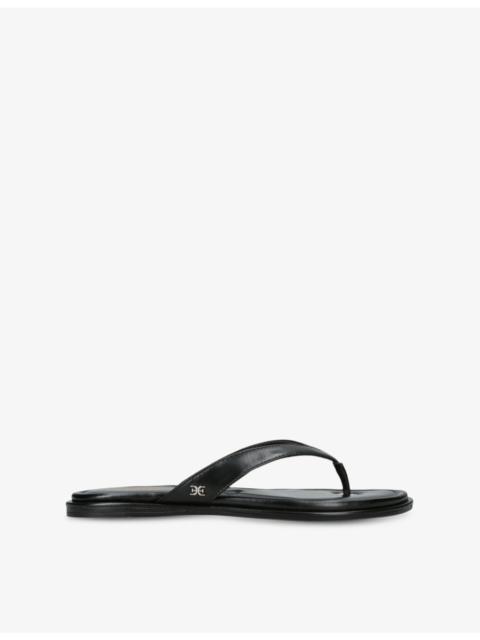 Sam Edelman Remi Faux-Leather Flat Sandals