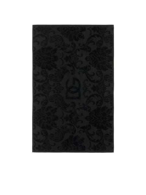 logo jacquard bath mat