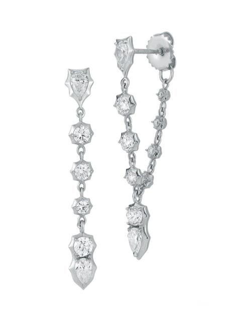 JADE TRAU Poppy Loop Earrings