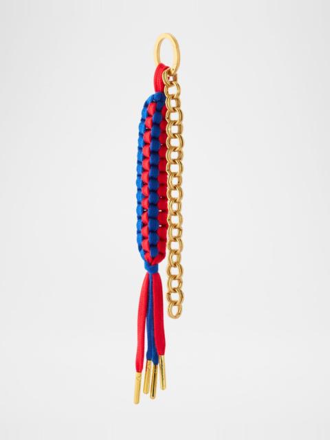Golden Goose Braided Tassel Keychain